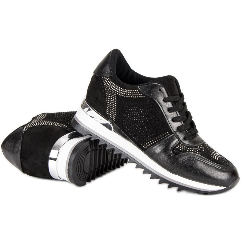 Adidași negri cu stil negru 1 Adidași negri cu stil negru 1
