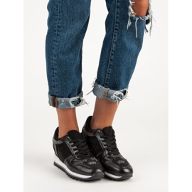 Adidași negri cu stil negru 2 Adidași negri cu stil negru 2