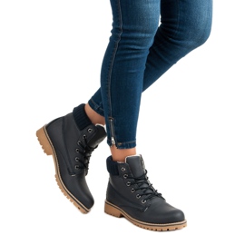 Trappers Blue Navy With Sheepskin MCKEYLOR albastru 3