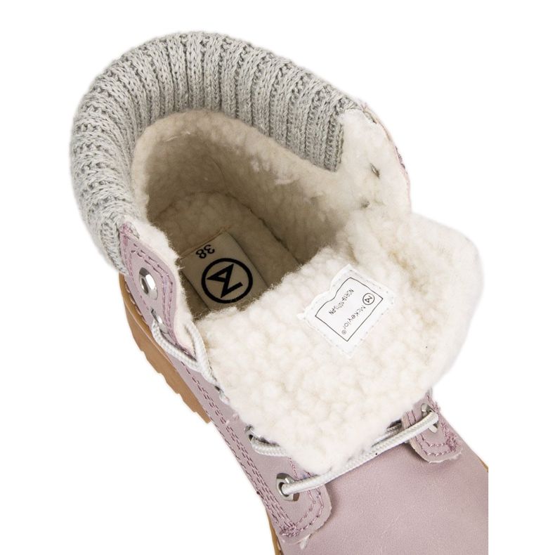 Trappers Violet With Sheepskin MCKEYLOR 1