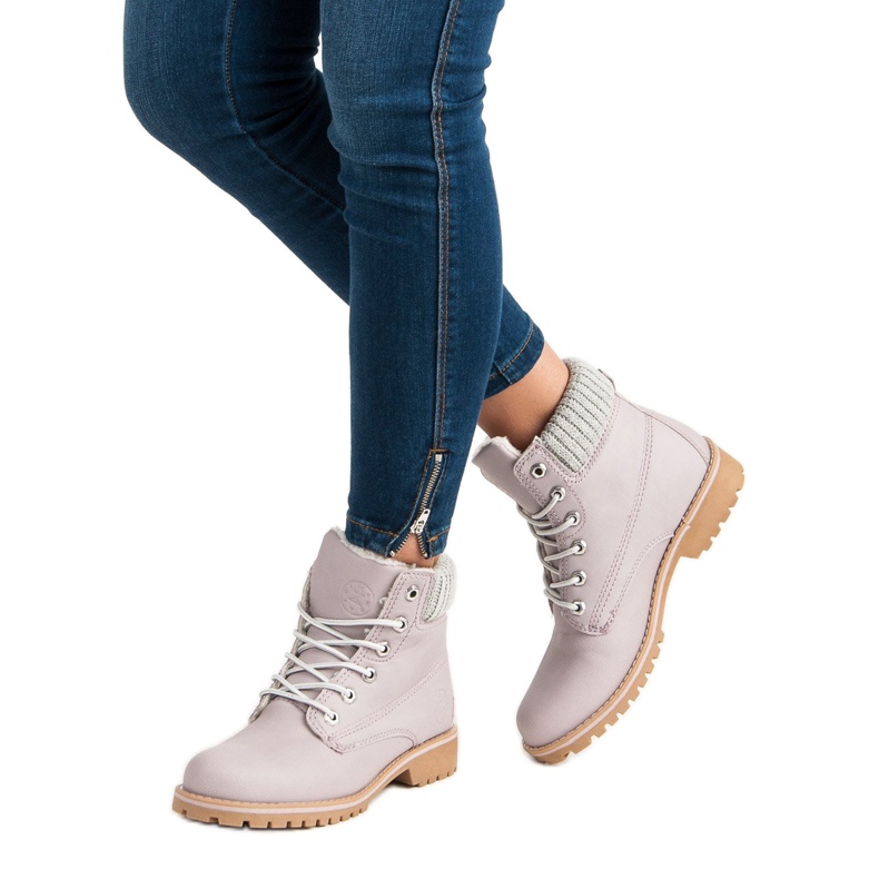 Trappers Violet With Sheepskin MCKEYLOR 2