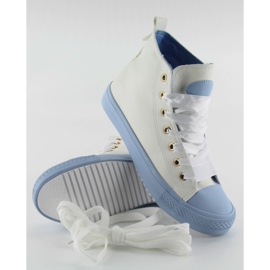 Adidași pentru gleznă cu șireturi duble bl102p Albastru 6