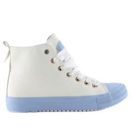 Adidași pentru gleznă cu șireturi duble bl102p Albastru 3