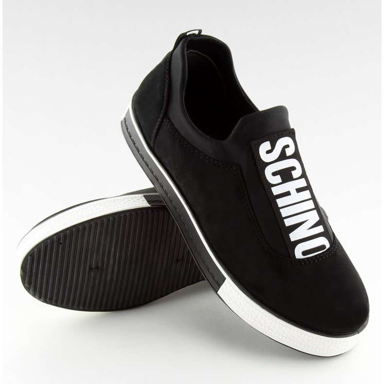 Adidași negri pentru femei NB178 Negru 2