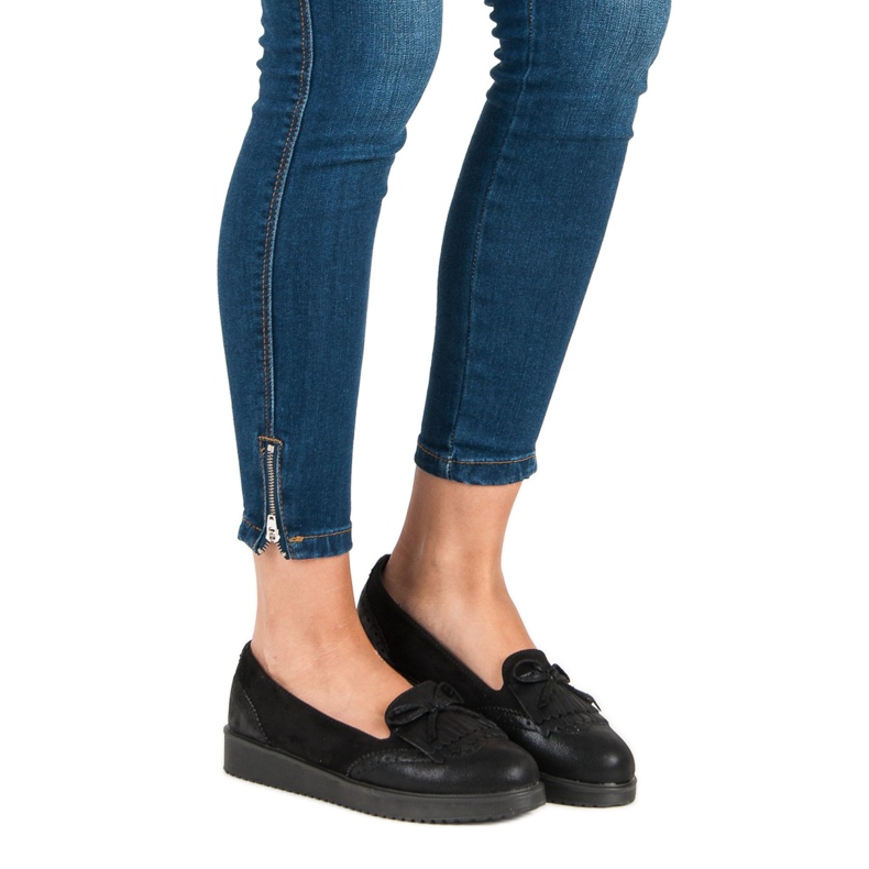 Ch. Creation Mocasini negri negru 1