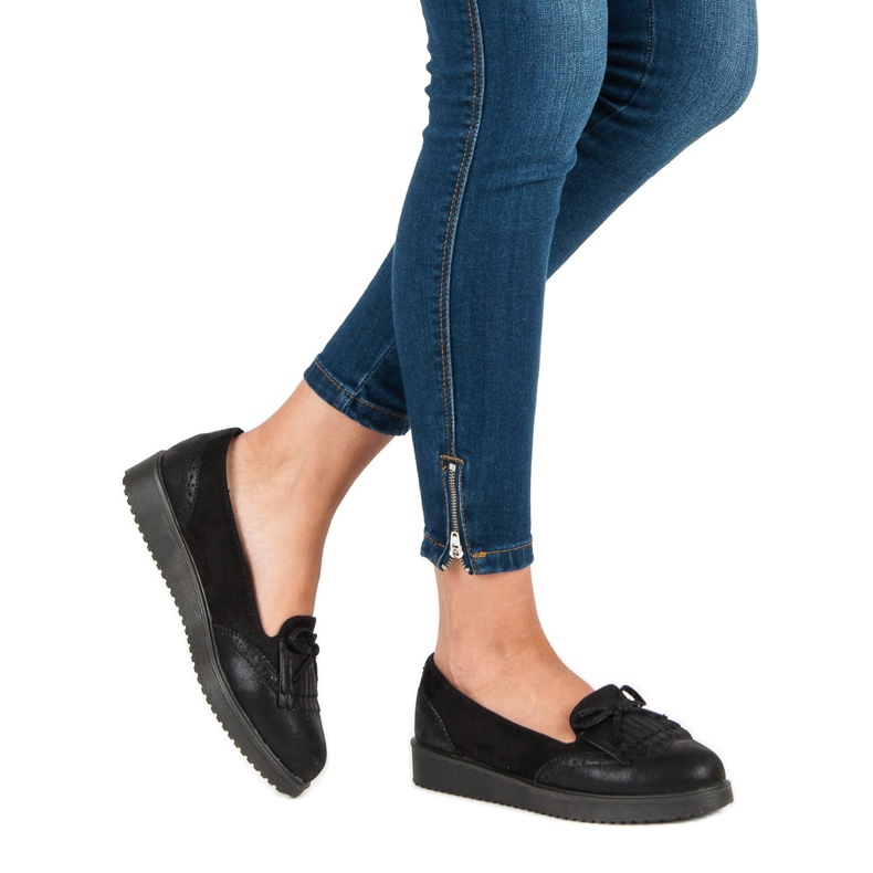 Ch. Creation Mocasini negri negru 2