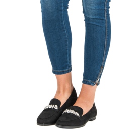 Bestelle Mocasini negri eleganți negru 2 Bestelle Mocasini negri eleganți negru 2