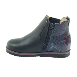 Cizme pentru fete Ren But 1479 bleumarin multicolor albastru marin 2