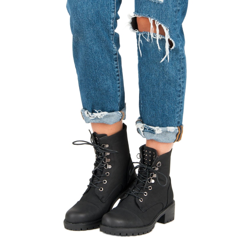 Muncitori eleganți negri VINCEZA negru 1