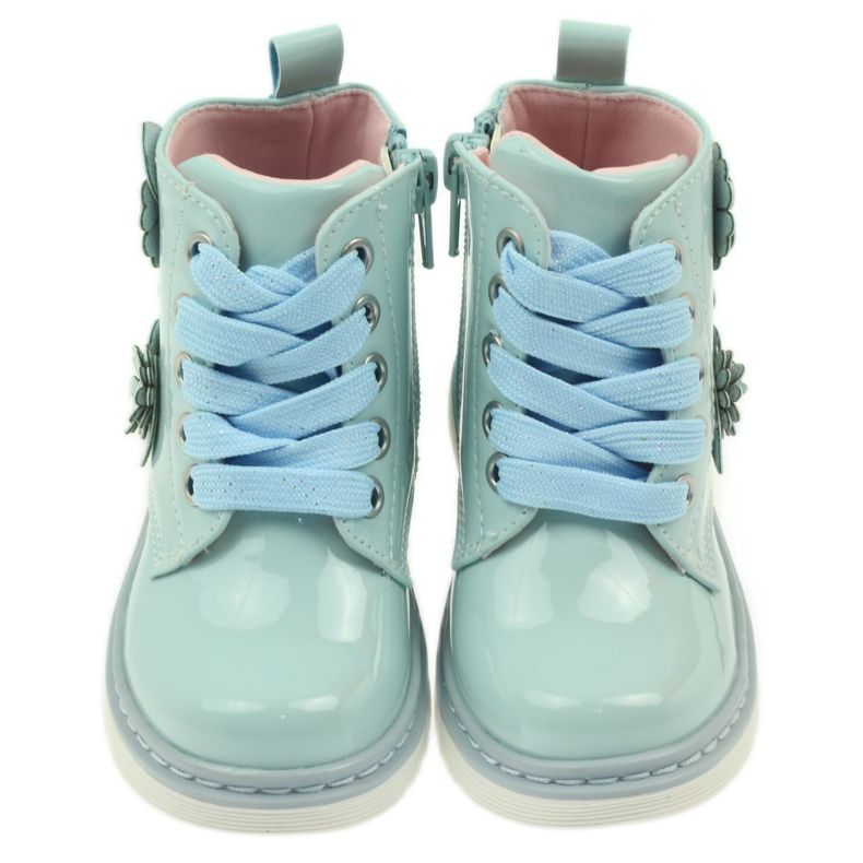 American Club Cizme americane cizme încălțăminte pentru copii 1424 albastru 3