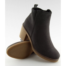 Cizme cu toc înalt 7B670 Gri 1