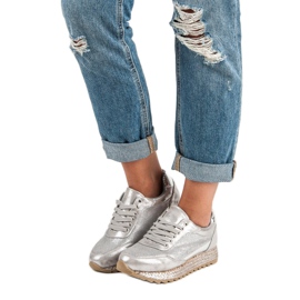 Bestelle Espadrile adidași legați gri 1 Bestelle Espadrile adidași legați gri 1