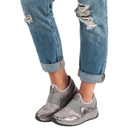 Bestelle Pantofi sport de alunecare gri 1