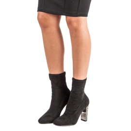 Vices Cizme elegante din piele intoarsa negru 1 Vices Cizme elegante din piele intoarsa negru 1