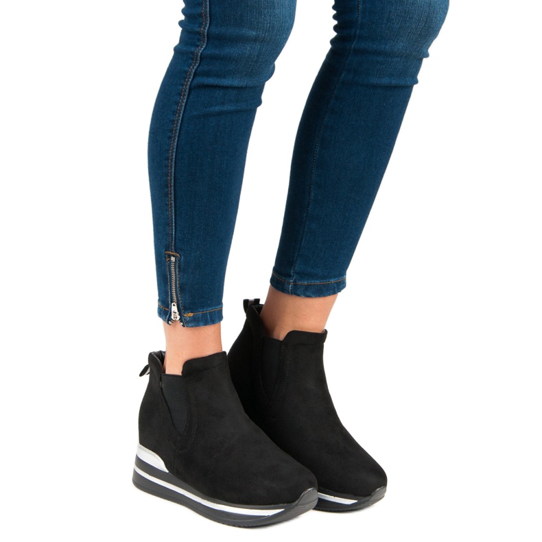 Bestelle Ghete Jodhpur pe peron negru 1