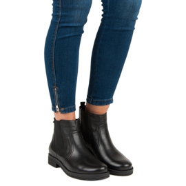 Cizme Chelsea negre de la VINCEZA negru 1