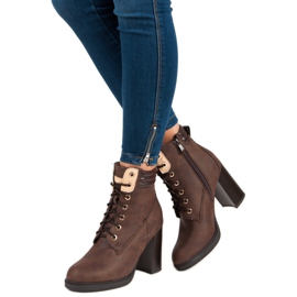 Bello Star Cizme de lucru maro 2