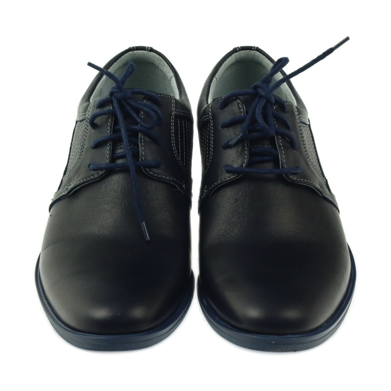 Riko Pantofi de piele albastru bleumarin pentru bărbați 819 3