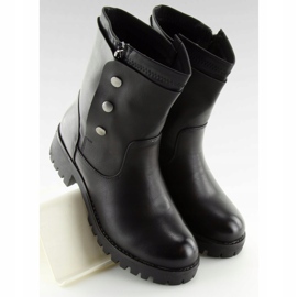 Cizme negre A89801 Negre negru 1