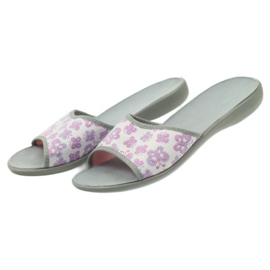 Papuci Befado 300D041 cu fluturi multicolor 4