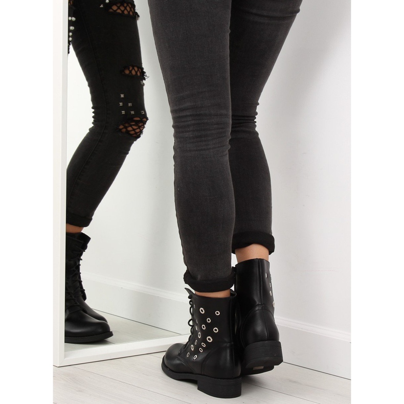 Cizme workery fata pe130p Negru 1