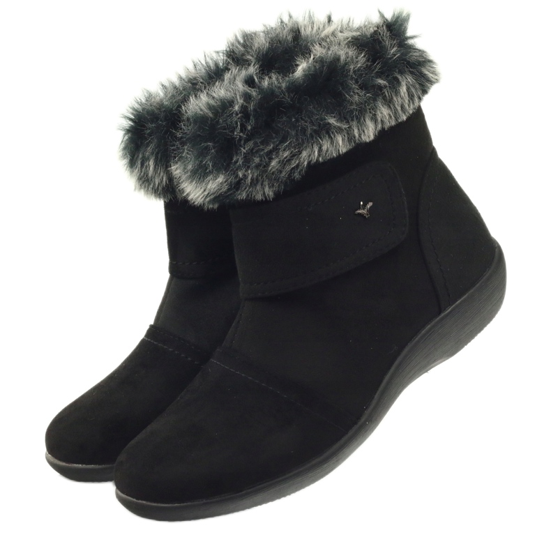 Aloeloe Cizme negre pentru femei foarte confortabile negru 3 Aloeloe Cizme negre pentru femei foarte confortabile negru 3