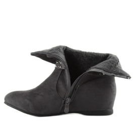 Curea cu bandă cu știfturi gri PE103 2