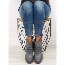 Cizme albastre pentru femei albastre 640-PA Albastru 1