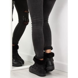 Cizme de zăpadă lună neagră AX05 negru 2