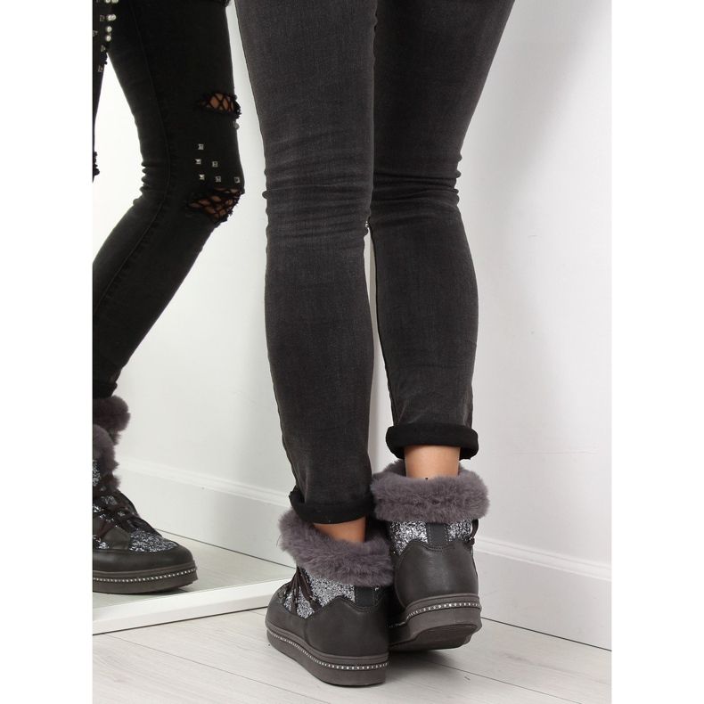 Cizme de zăpadă lună gri AX05 1