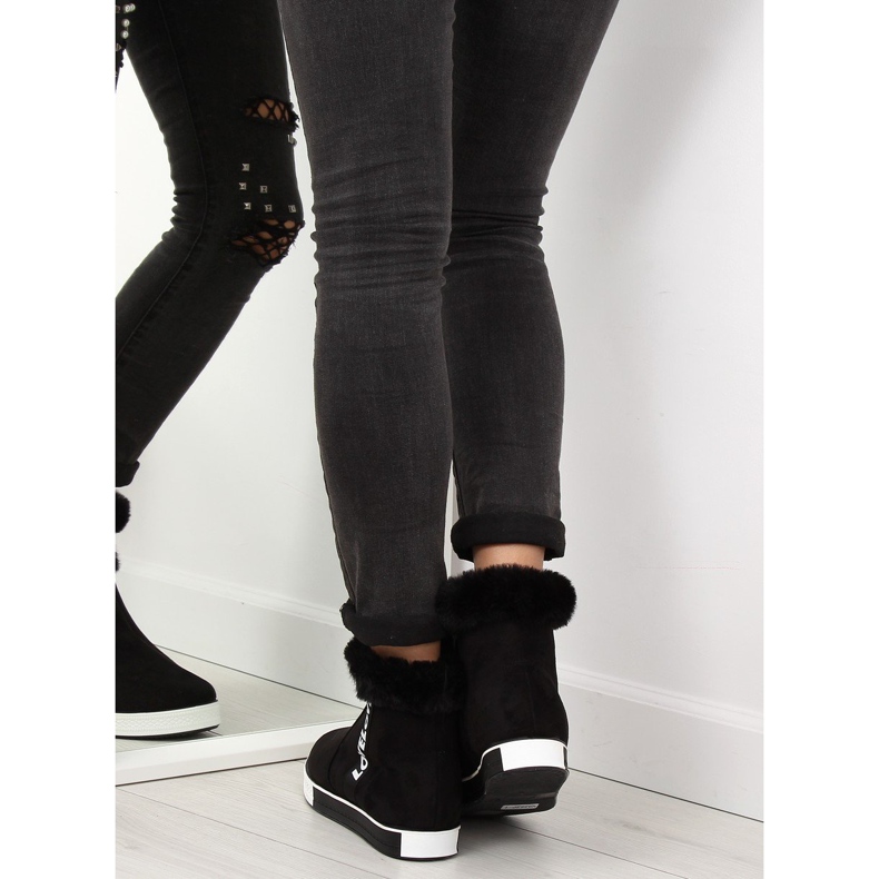 Adidași negri până la gleznă NB252P negru 1