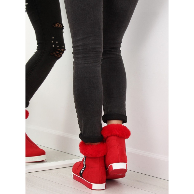 Adidași roșii până la gleznă NB252P Roșu roşu 1