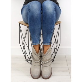 Gri Cizme gri pentru femei 815-PA Gri 1 Gri Cizme gri pentru femei 815-PA Gri 1