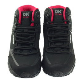 DK 1751 pantofi de trekking softshell negri negru roșu 3