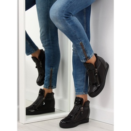 Adidași negri pentru femei R24-6 Negru 2