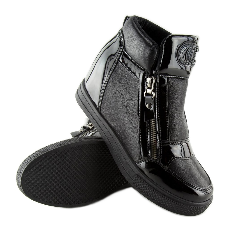 Adidași negri pentru femei R24-6 Negru 1