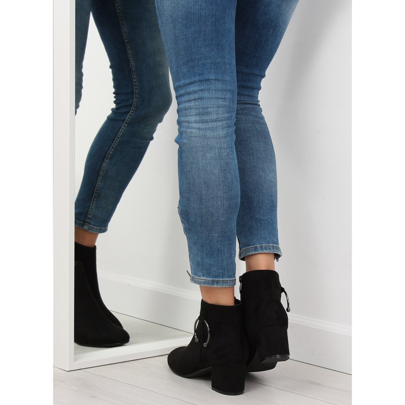 Negru PE192 Tocuri înalte negre 1