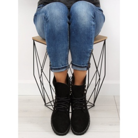 Muncitori din piele neagră NC698 Negru 2