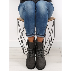 Muncitori din piele de căprioară gri NC698 Gri 2