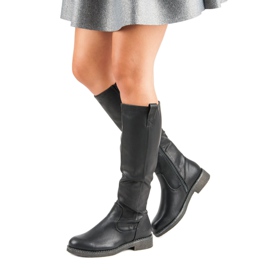 Super Me Ghete de damă casual negru 1 Super Me Ghete de damă casual negru 1