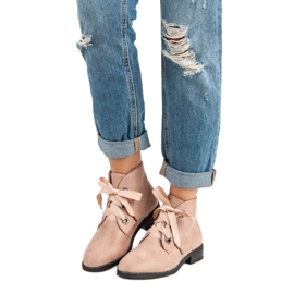 Seastar Ghete din piele de căprioară maro 1