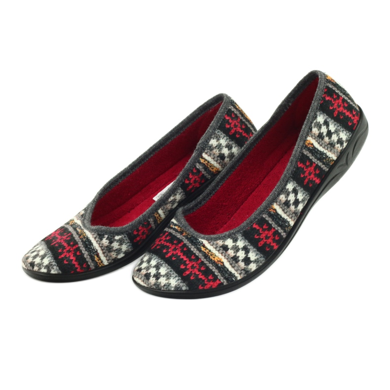 Papuci din velur model norvegian Adanex multicolor 4 Papuci din velur model norvegian Adanex multicolor 4