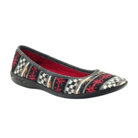 Papuci din velur model norvegian Adanex multicolor 1 Papuci din velur model norvegian Adanex multicolor 1