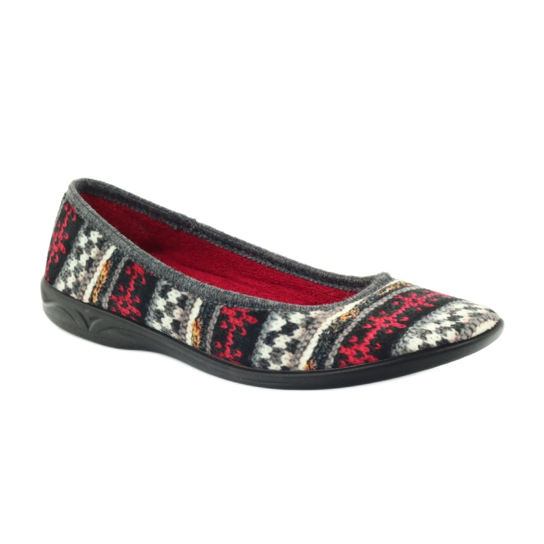 Papuci din velur model norvegian Adanex multicolor 1 Papuci din velur model norvegian Adanex multicolor 1