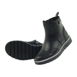 Ren But Cizme negre Ren Dar 3313 izolate negru 4