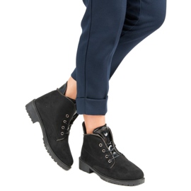 Balada Cizme cu legătură neagră negru 2 Balada Cizme cu legătură neagră negru 2