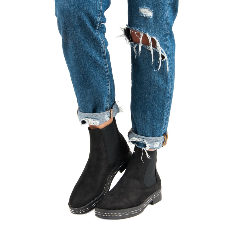 Seastar Cizme negre pentru femei negru 1