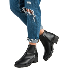 Seastar Cizme negre confortabile negru 2