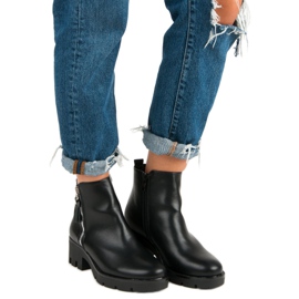 Seastar Cizme negre confortabile negru 1