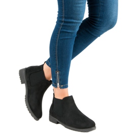 Cizme Chelsea scăzute negru 1